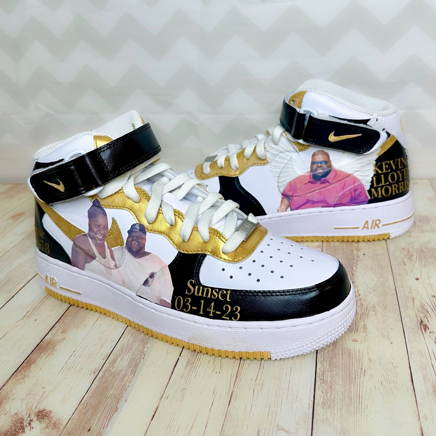 Couples' Anniversary Custom Air Force 1