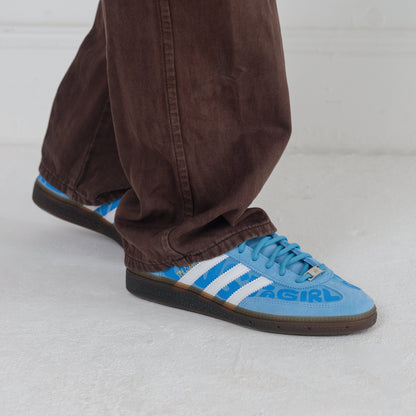 Spezial Graffiti Text Blue Custom Adidas Samba