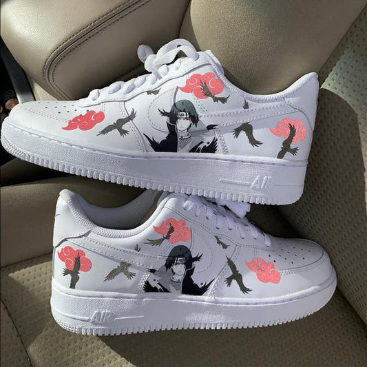 Anime Character Floral White Custom Air Force 1