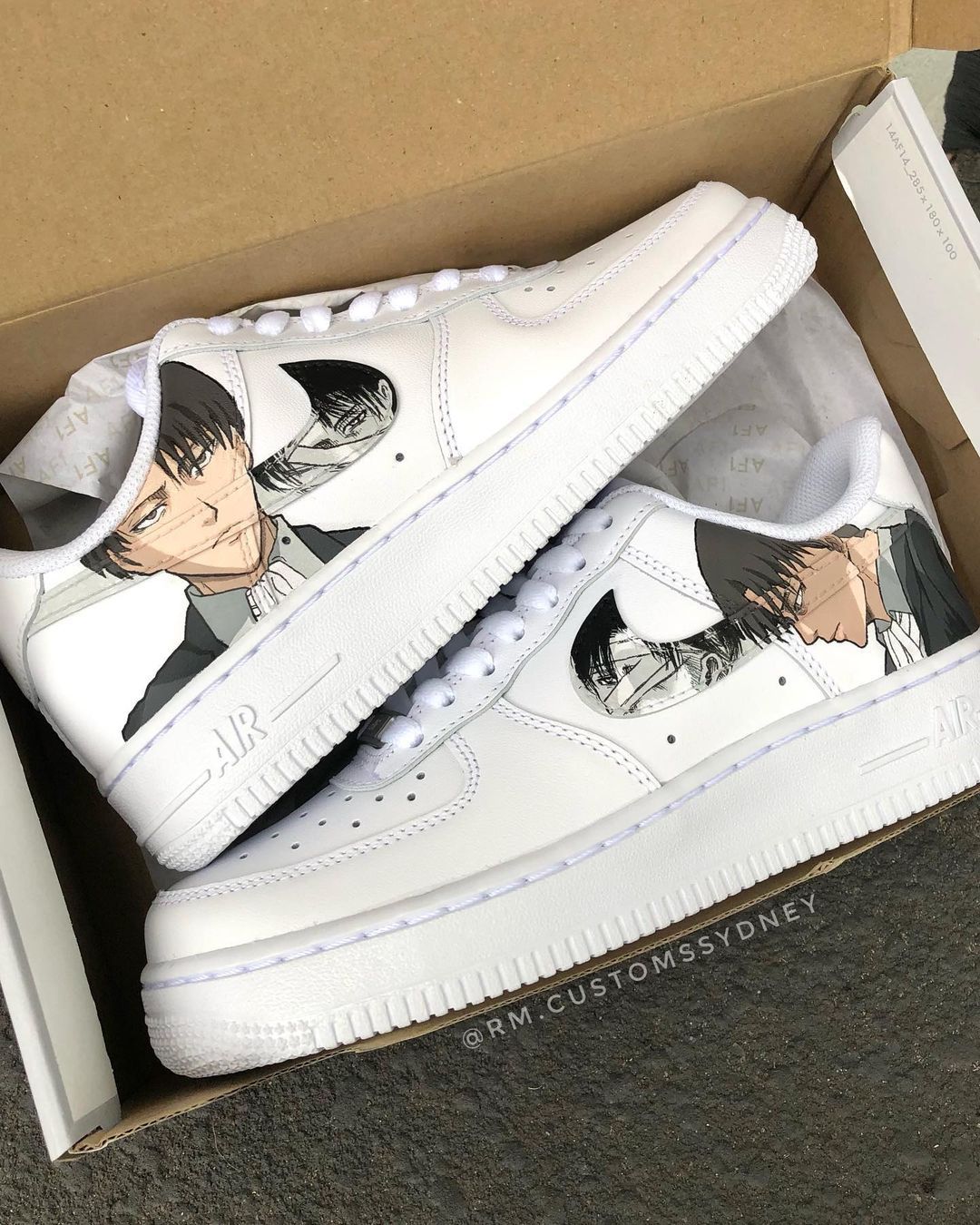 Anime Character White Custom Air Force 1
