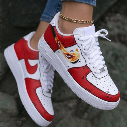 Anime Eye Red White Custom Air Force 1