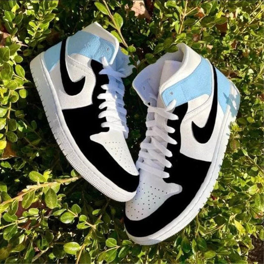 Black Blue Custom Air Jordan 1