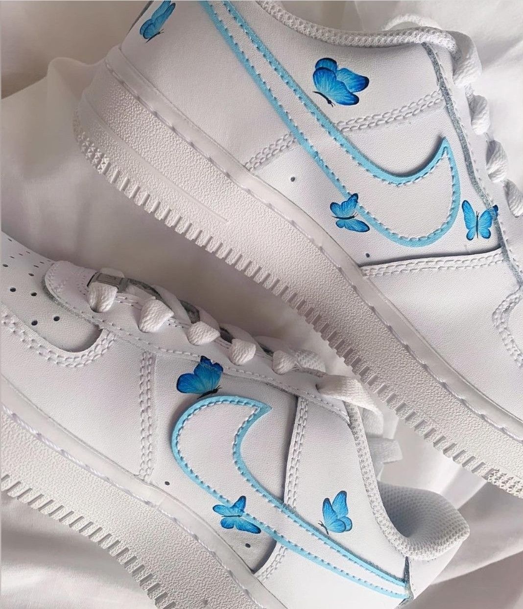 Butterflies Baby Blue Custom Air Force 1