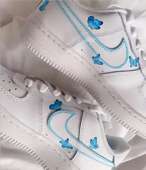 Butterflies Baby Blue Custom Air Force 1