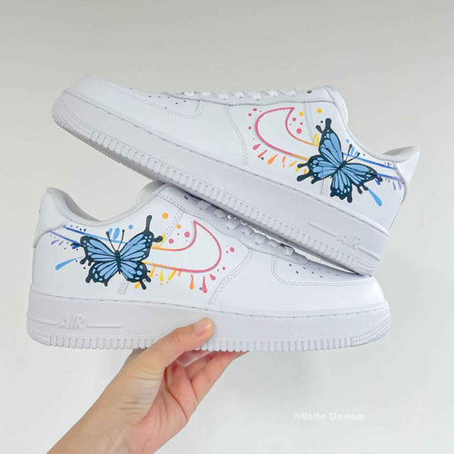 Butterflies White Custom Air Force 1