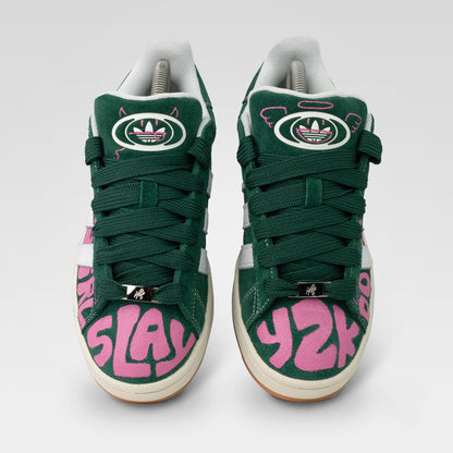 Campus Groovy Letters Graffiti Custom Adidas Samba