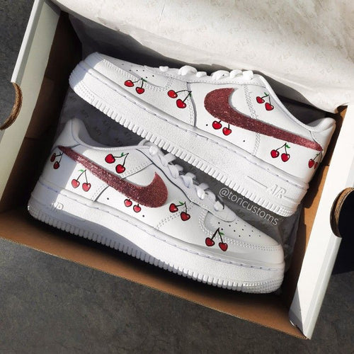 Cherry White Custom Air Force 1