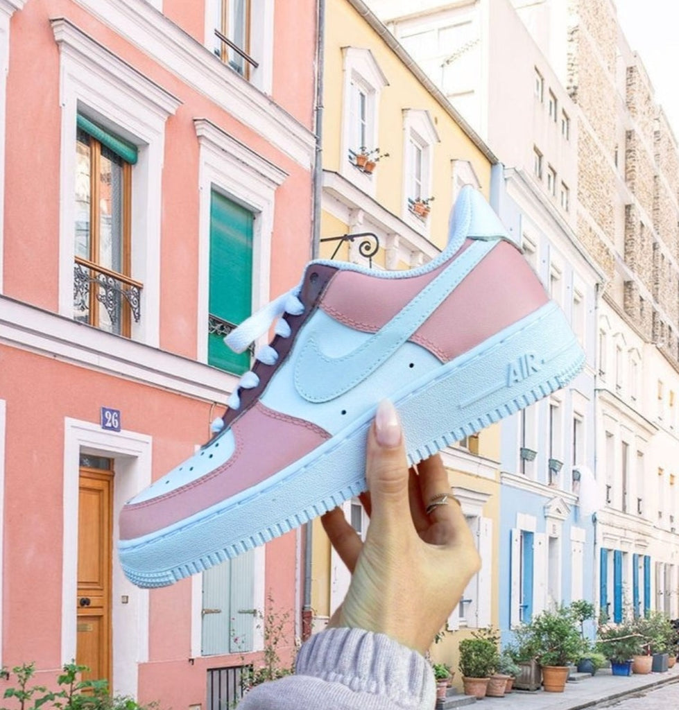 Custom Air Force 1 Baby Pink