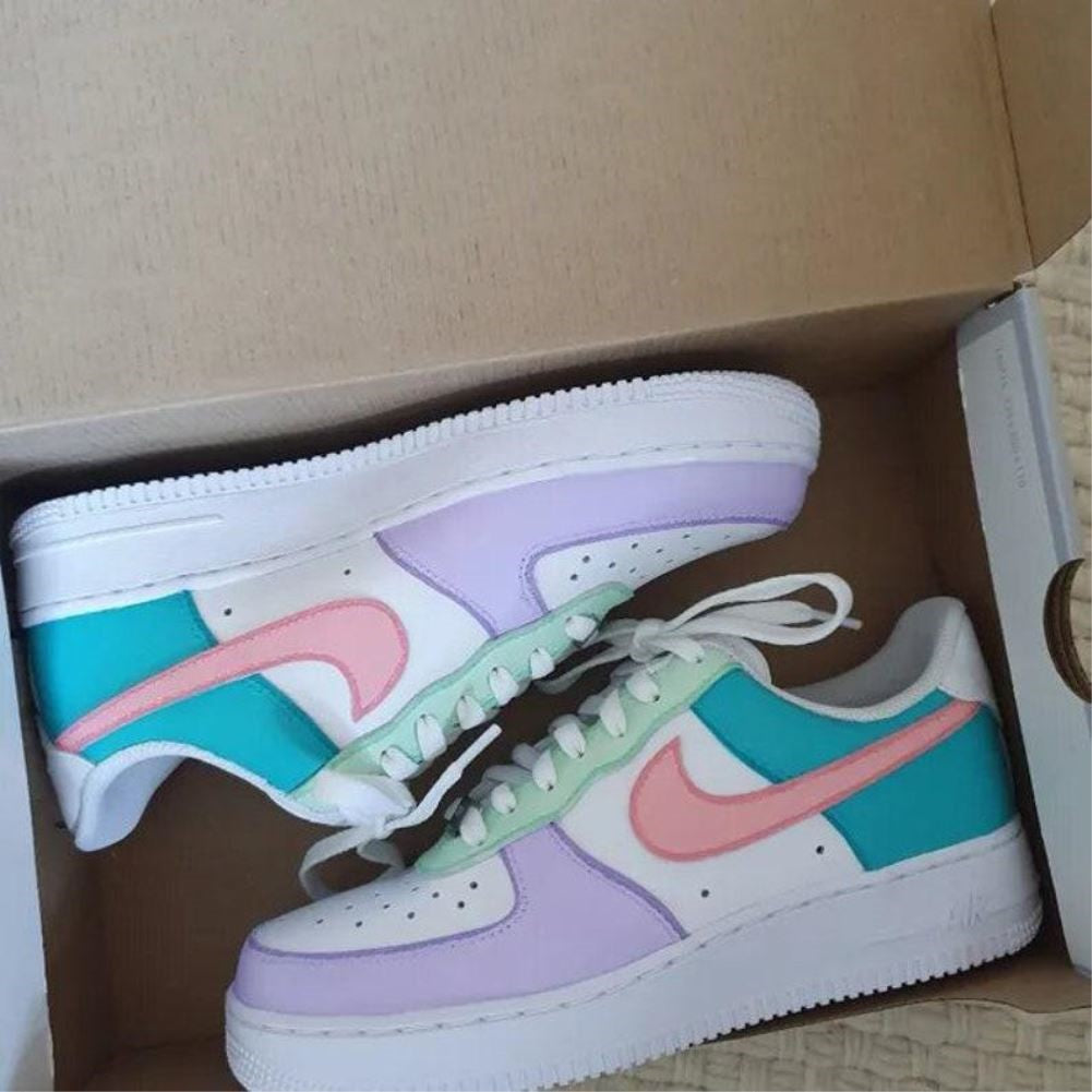 Macaron Colors Custom Air Force 1