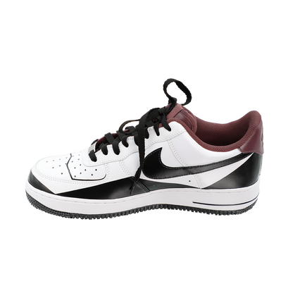Custom Air Force 1 White Black Burgundy Lamborghini Logo