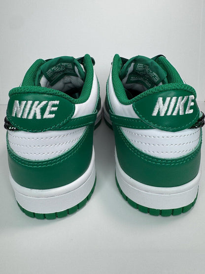 Custom Dunk Green Rhinestones Satin Laces