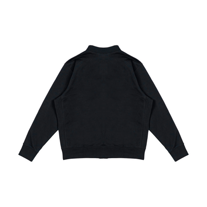 Custom Nike Sweatshirt Black With Chinese Knot Buttons
