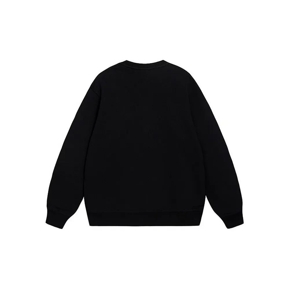 Custom Nike Sweatshirt Black With Red Heart