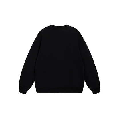 Custom Nike Sweatshirt Black With Teddy Bear Design