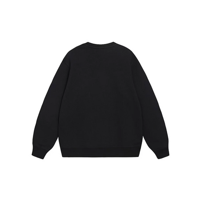 Custom Nike Sweatshirt Teddy Bear Fabric  Pattern Black