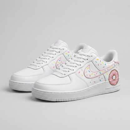 Donut Sprinkles Baby Pink Custom Air Force 1
