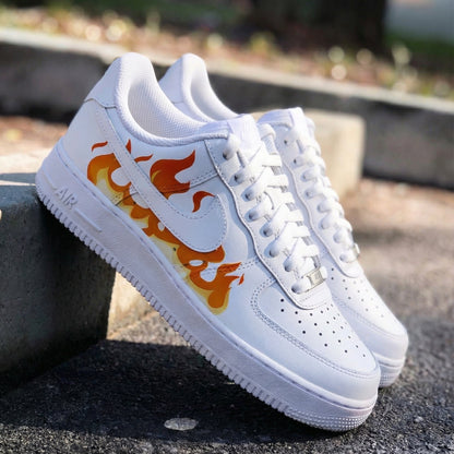 Flame Orange Custom Air Force 1