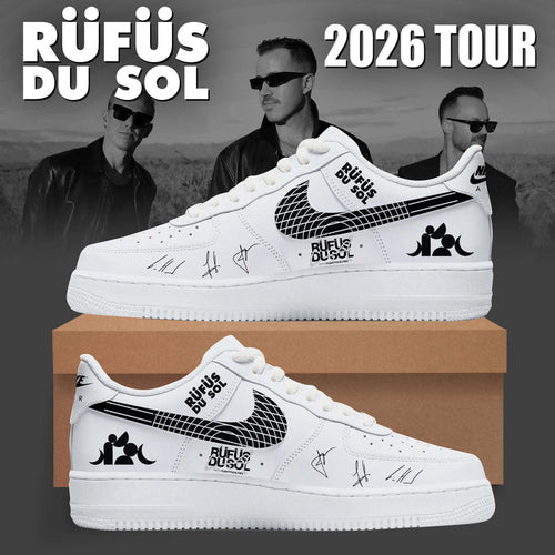 Rüfüs Du Sol Hand Painted Custom Air Force 1 Sneakers