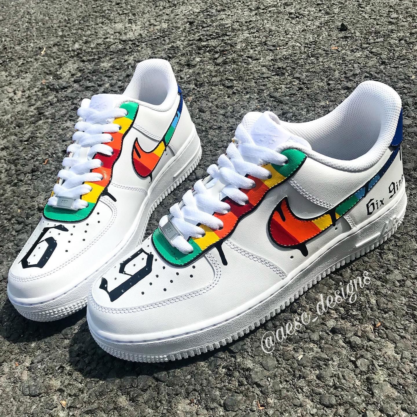 Graffiti Colorful Custom Air Force 1