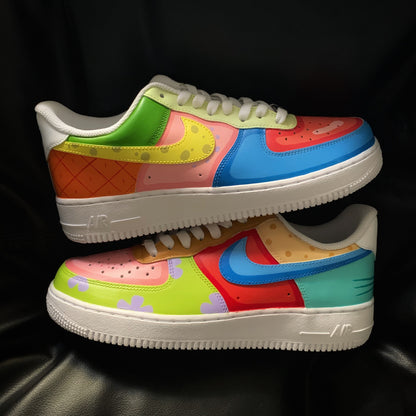 SpongeBob Cartoon Custom Air Force 1