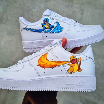 Pokemon Charmander Jenny Turtle Custom Air Force 1
