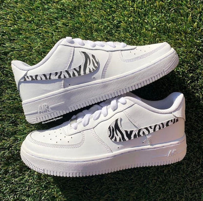 Zebra Print Custom Air Force 1