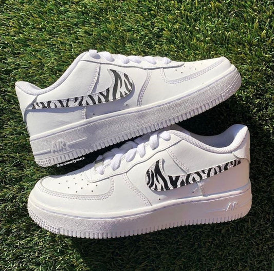 Zebra Print Custom Air Force 1