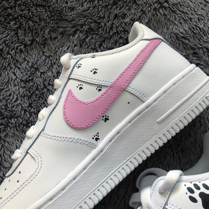 Pink Cat Custom Air Force 1