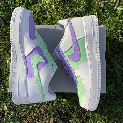 Purple Green Custom Air Force 1