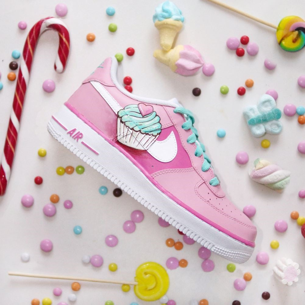 Pink Cake Custom Air Force 1