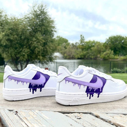 Purple Drips  Custom Air Force 1