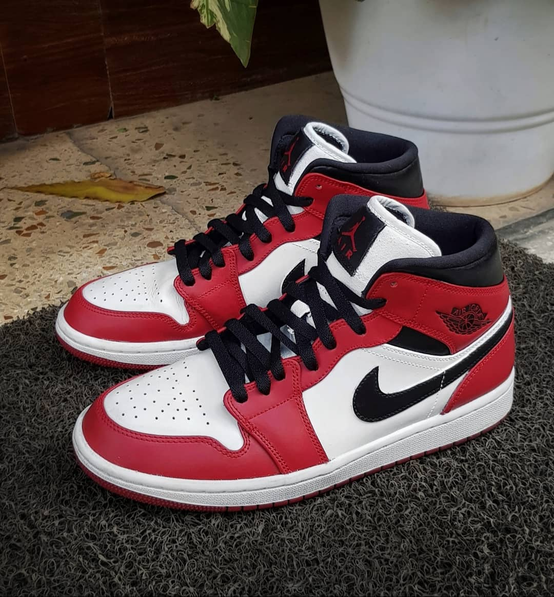 Hand Painted Custom Air Jordan 1 Chicago Sneakers
