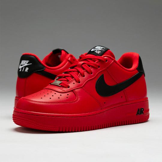 Custom Hand Painted Red Tiger Air Force 1 Sneakers