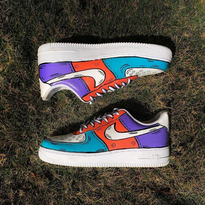 Color Graffiti line Custom Air Force 1