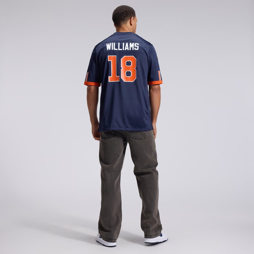 Caleb Williams #18 Chicago Bears 2026 Rivalries Premium Football Jersey – Navy alternate product view