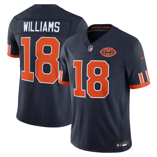 Caleb Williams Chicago Bears Navy NFL jersey