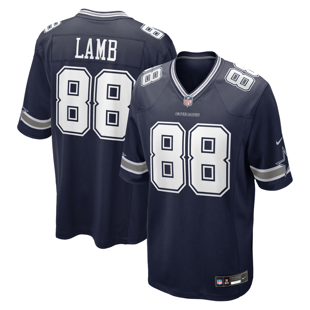 CeeDee Lamb Dallas Cowboys Navy NFL jersey
