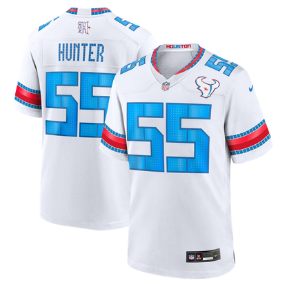 Danielle Hunter #55 Houston Texans 2026 Rivalries Premium Football Jersey – White front product view