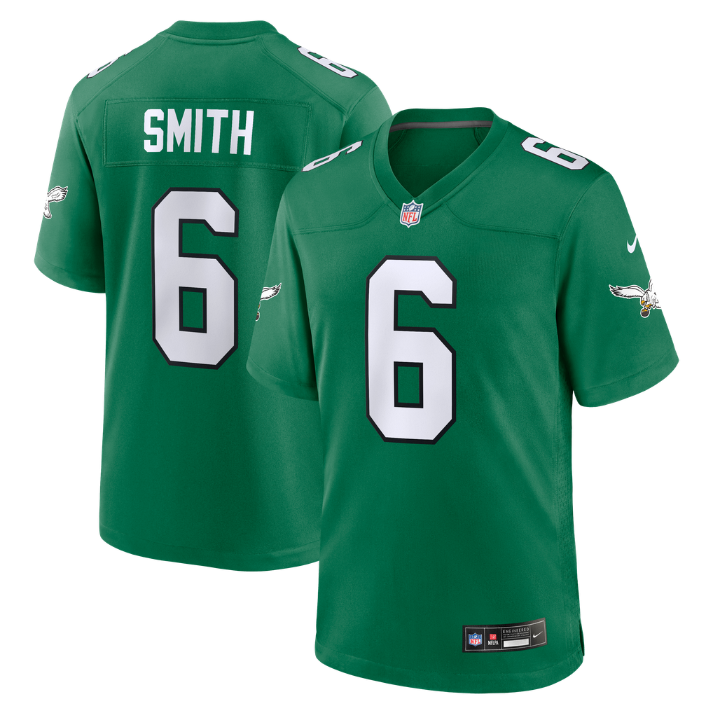 DeVonta Smith Philadelphia Eagles Kelly Green NFL jersey