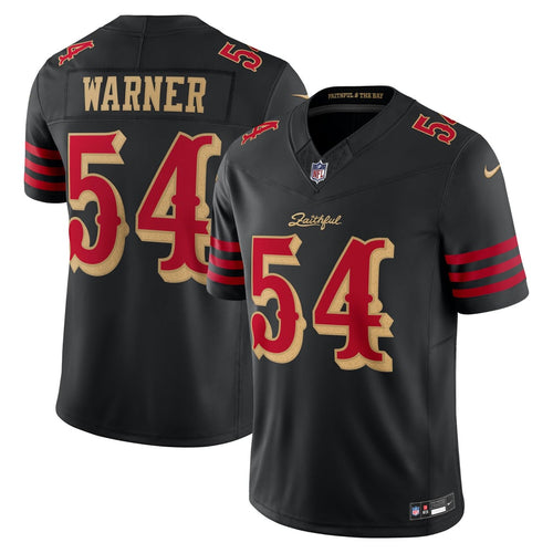 Fred Warner San Francisco 49ers Black NFL jersey