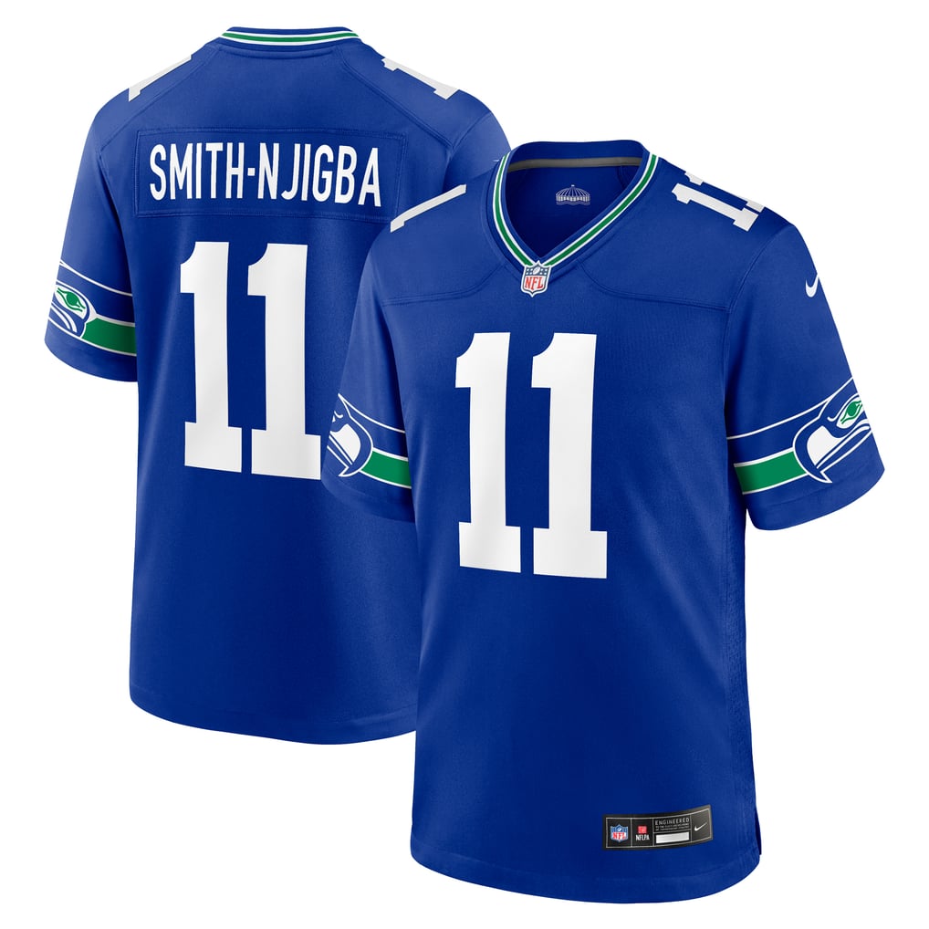 Jaxon Smith-Njigba Seattle Seahawks Royal NFL jersey