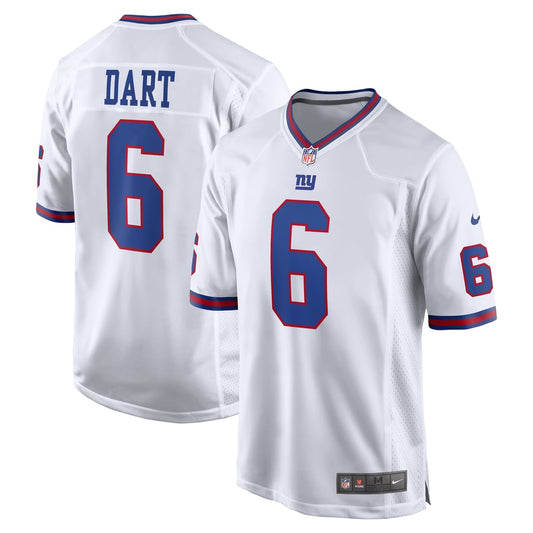 Jaxson Dart New York Giants White NFL jersey