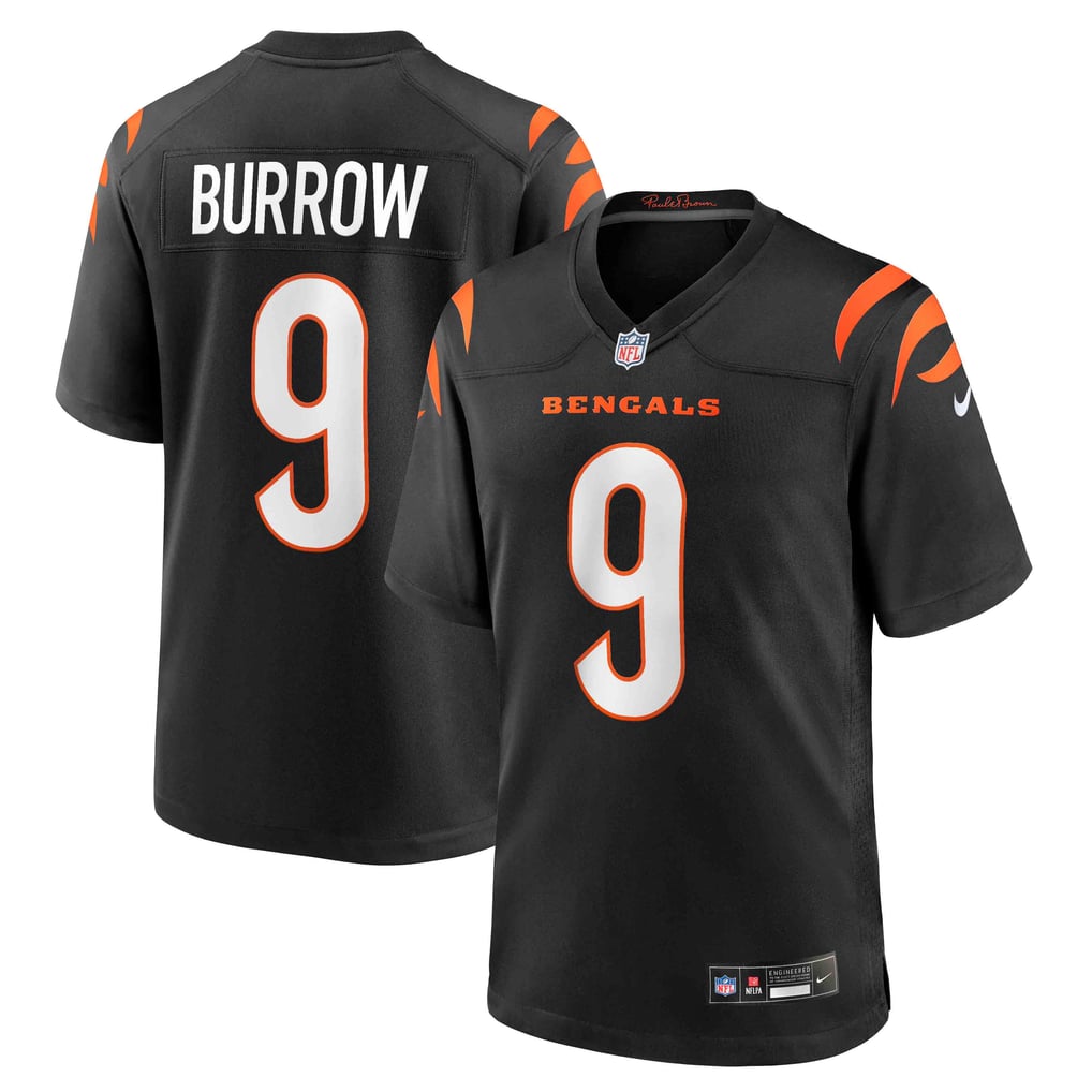 Joe Burrow Cincinnati Bengals Black NFL jersey