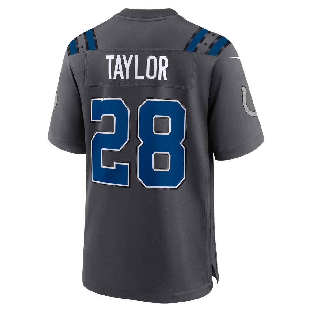 Jonathan Taylor #28 Indianapolis Colts 2026 Rivalries Premium Football Jersey – Anthracite alternate product view