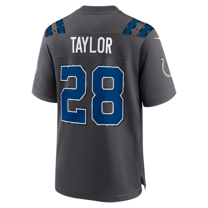 Jonathan Taylor #28 Indianapolis Colts 2026 Rivalries Premium Football Jersey – Anthracite alternate product view