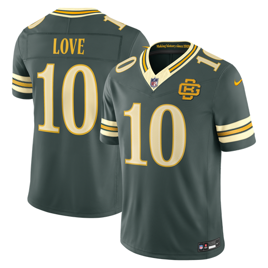 Jordan Love Green Bay Packers Green NFL jersey