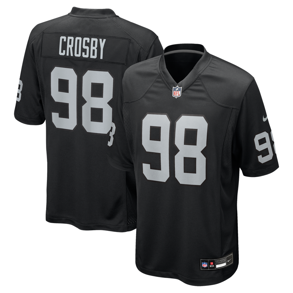 Maxx Crosby Las Vegas Raiders Black NFL jersey