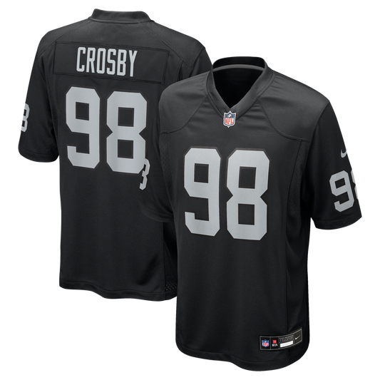 Maxx Crosby Las Vegas Raiders Black NFL jersey