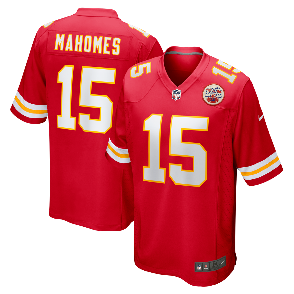 Patrick Mahomes Kansas City Chiefs Red NFL jersey