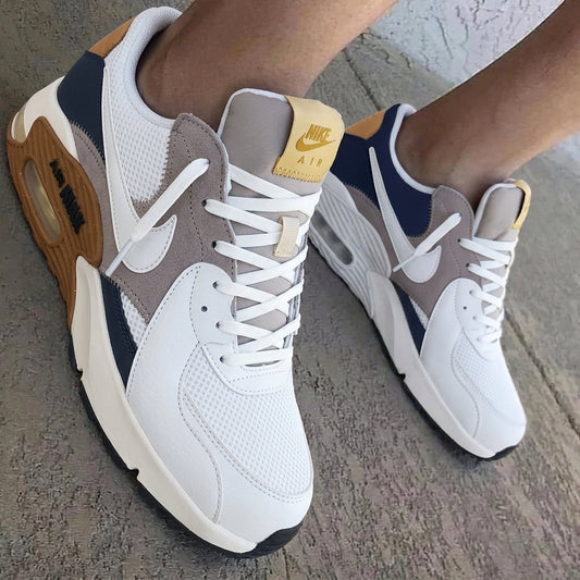 Mesh Suede Tan Navy Beige Custom Nike Air Max